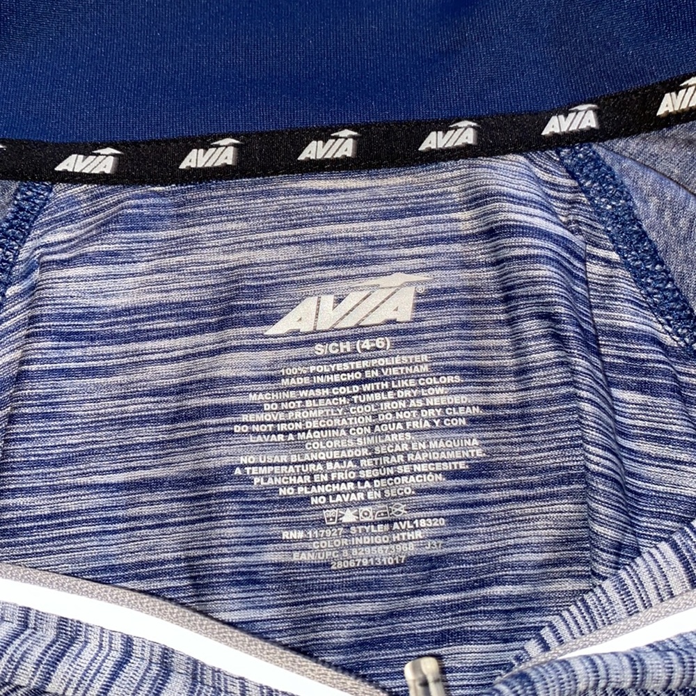 Blue and grey 1/4 zip - Picture 4 of 4